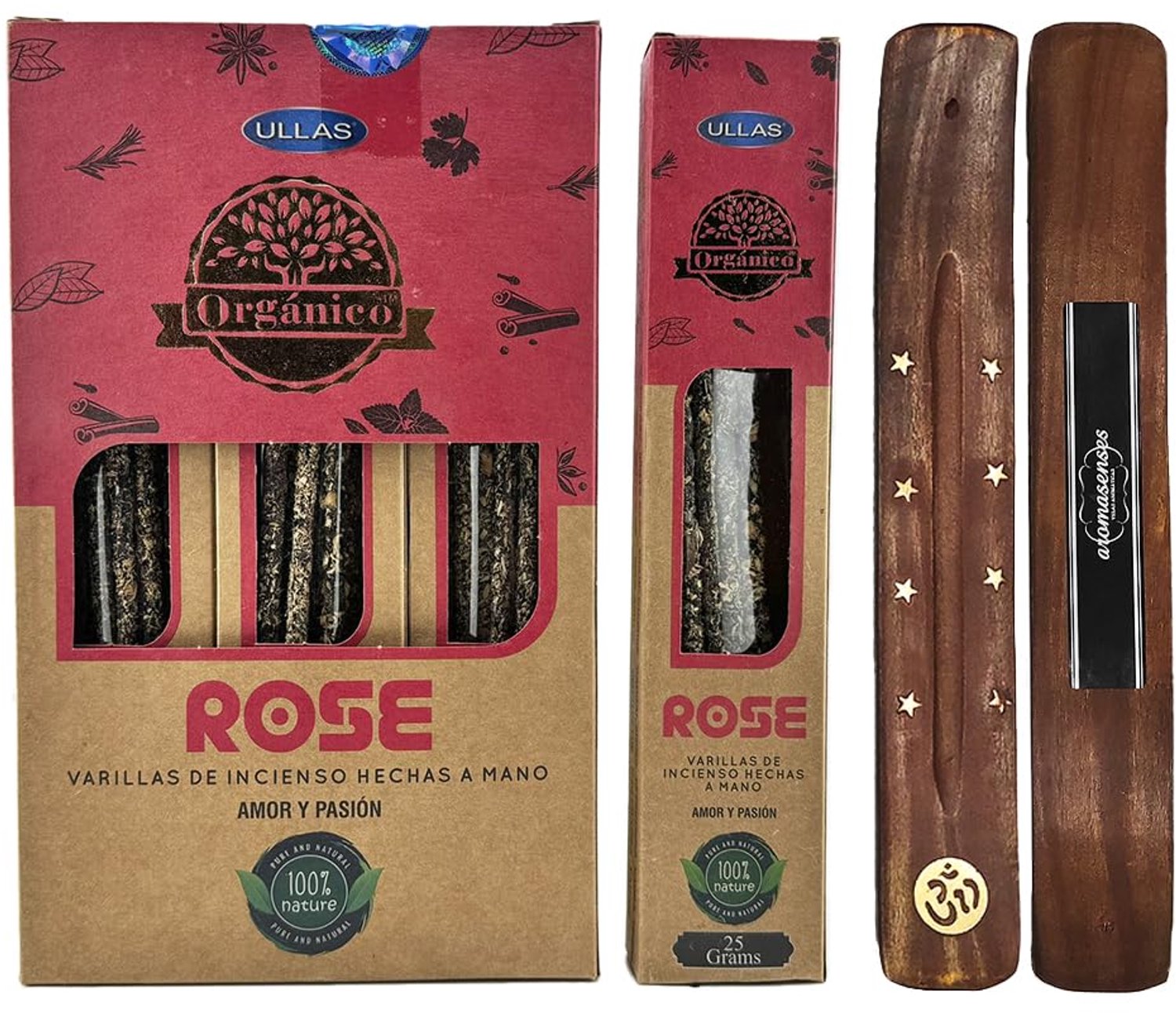 Jasmijn wierookstokjes - 100% natuurlijk, 12 dozen van 25 g