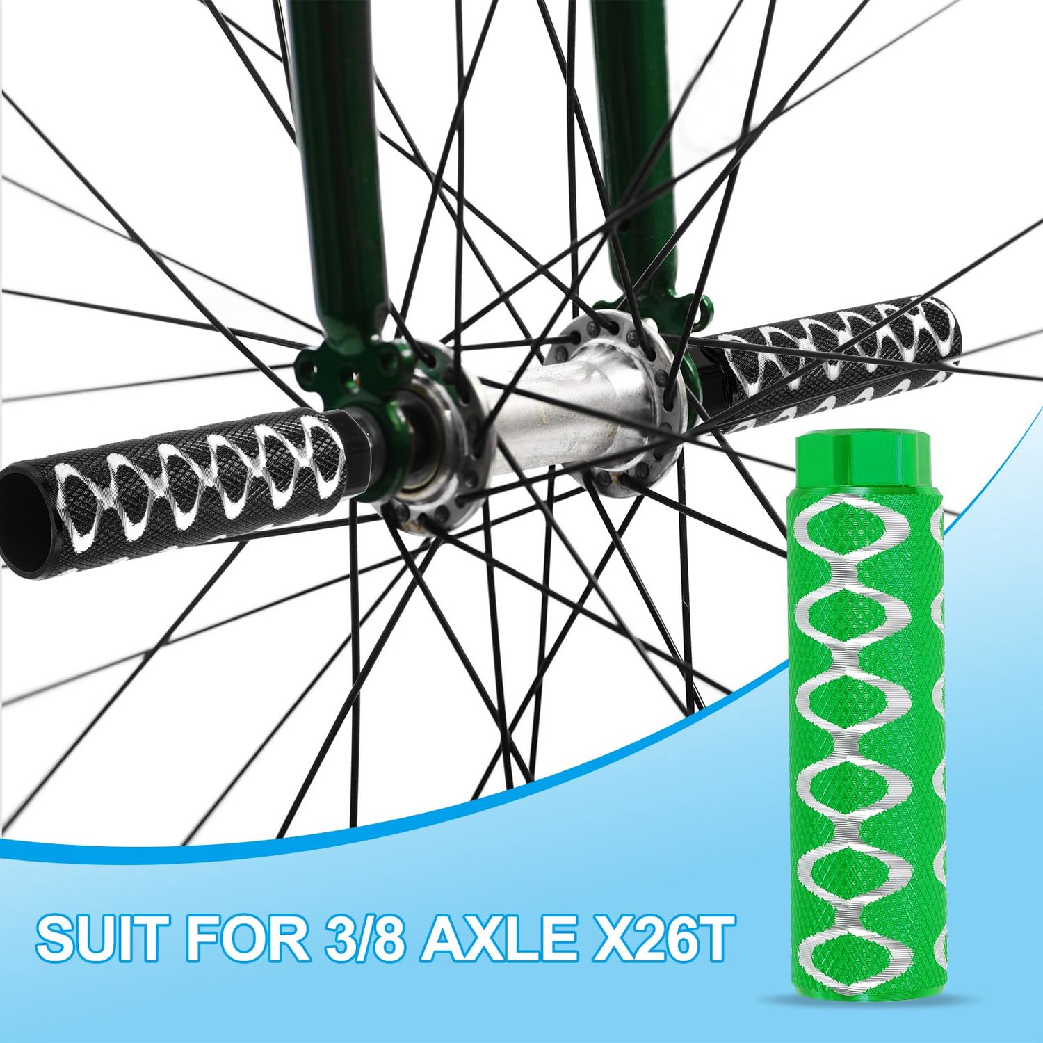 Aluminium Fietspinnen voor BMX en Mountainbikes
