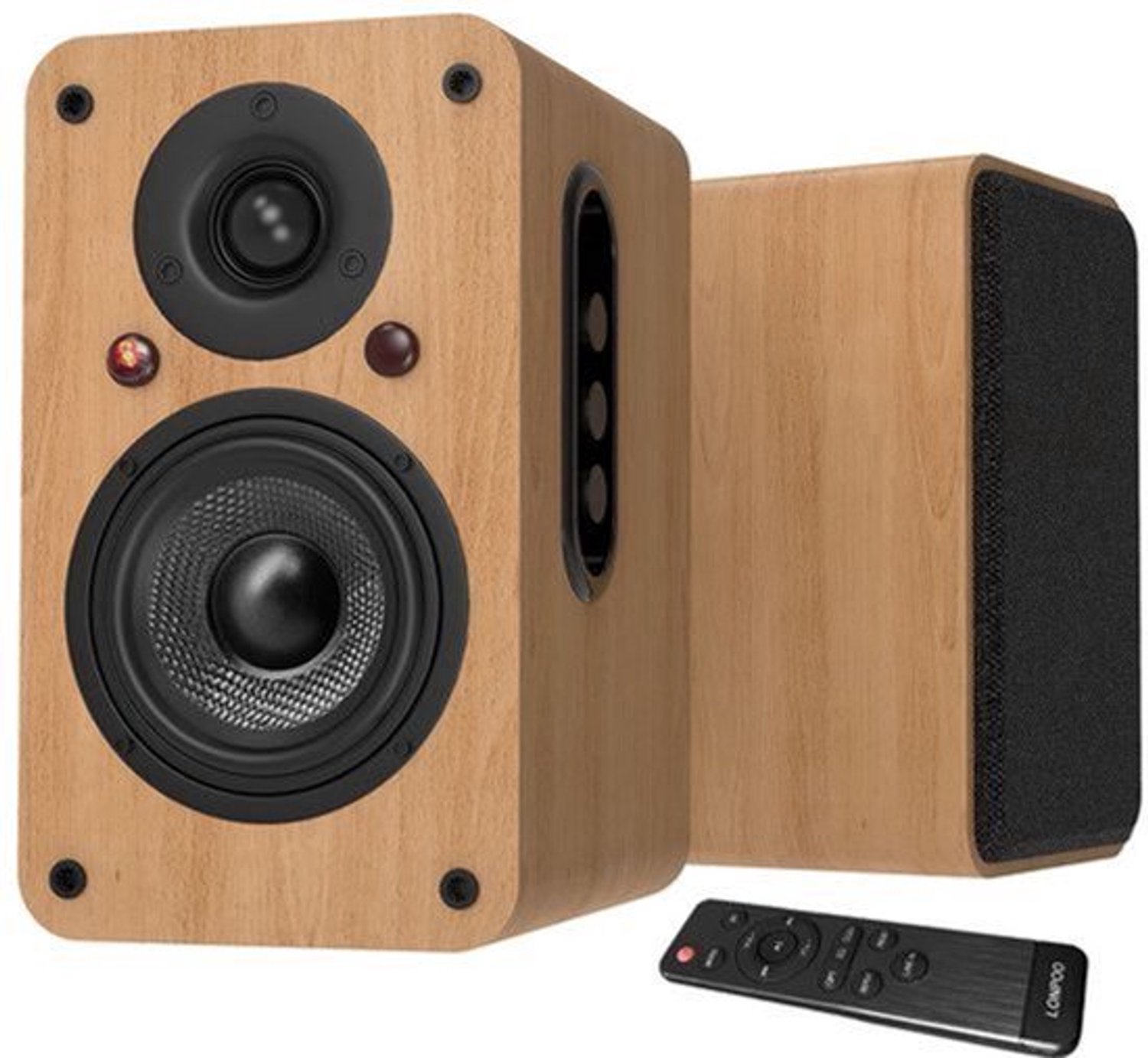 Boekenkastluidspreker Actief - 100 W Vermogen - MDF Behuizing - Plankmontage - Vol Geluid - Bluetooth 5.3