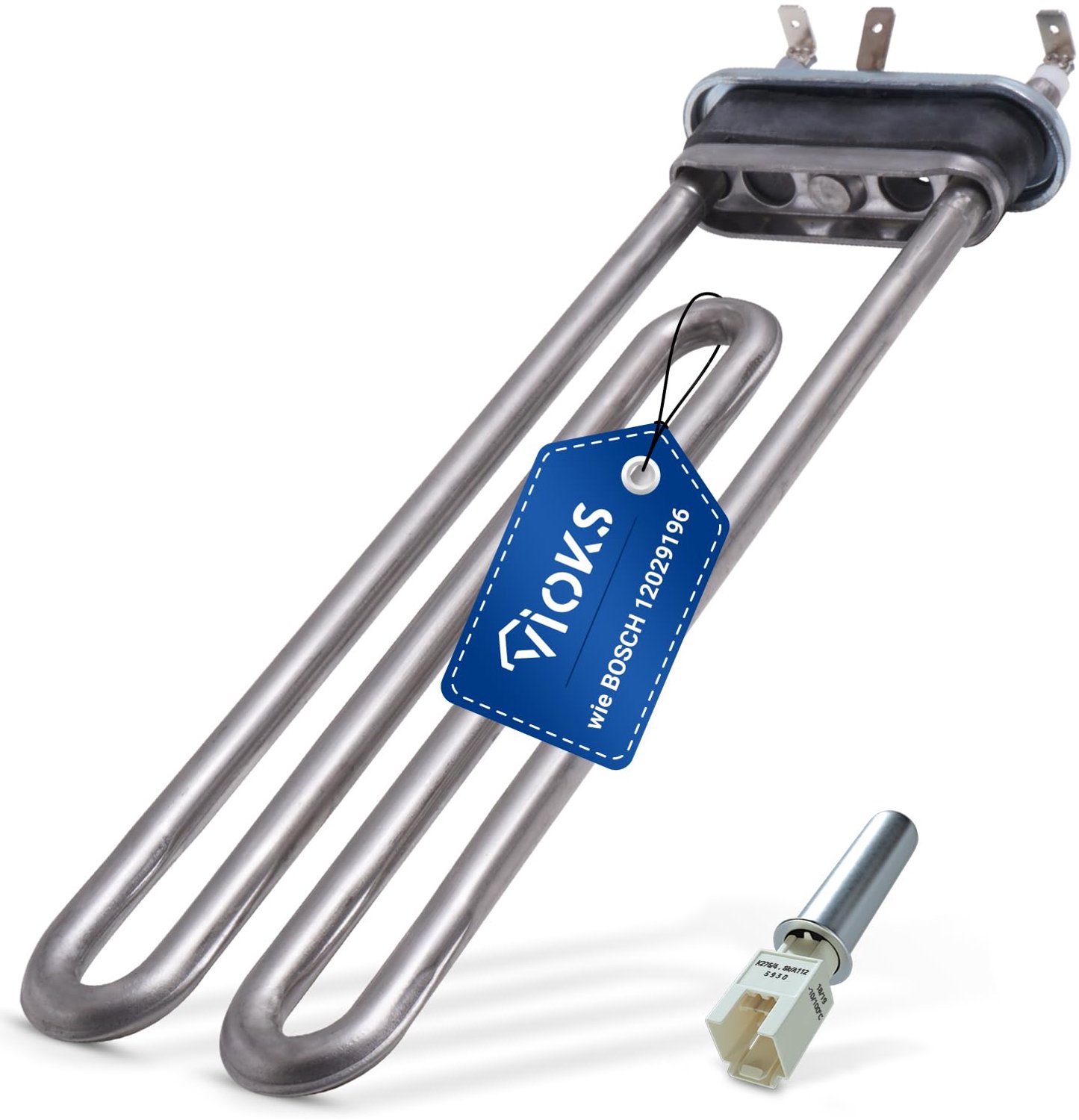 Vervangingsonderdeel Verwarmingselement 230V voor Wasmachine - Inclusief Temperatuursensor