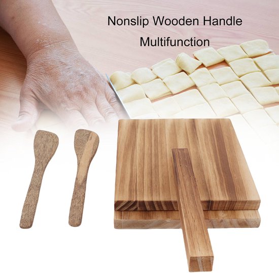 Tortillapers - Houten handvat - Antislip - Veelzijdig — afbeelding 3