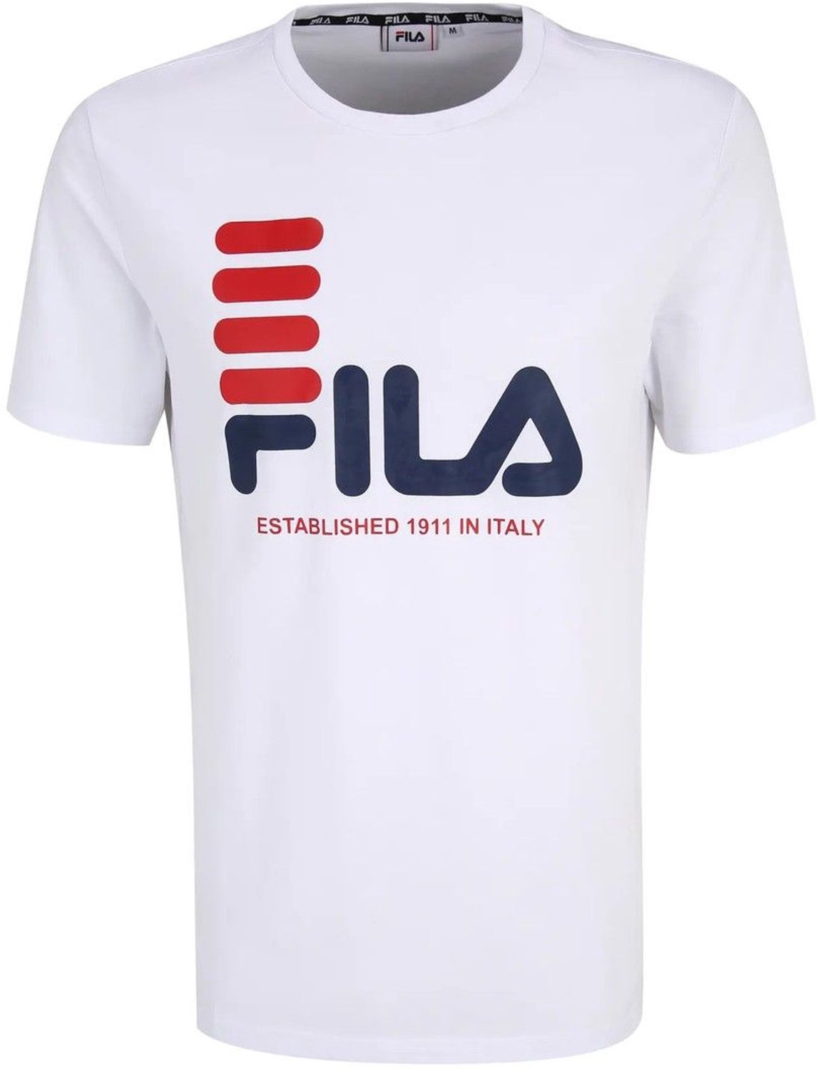 Fila Bippen tee FAM0349-10001 T-shirt heren M Wit