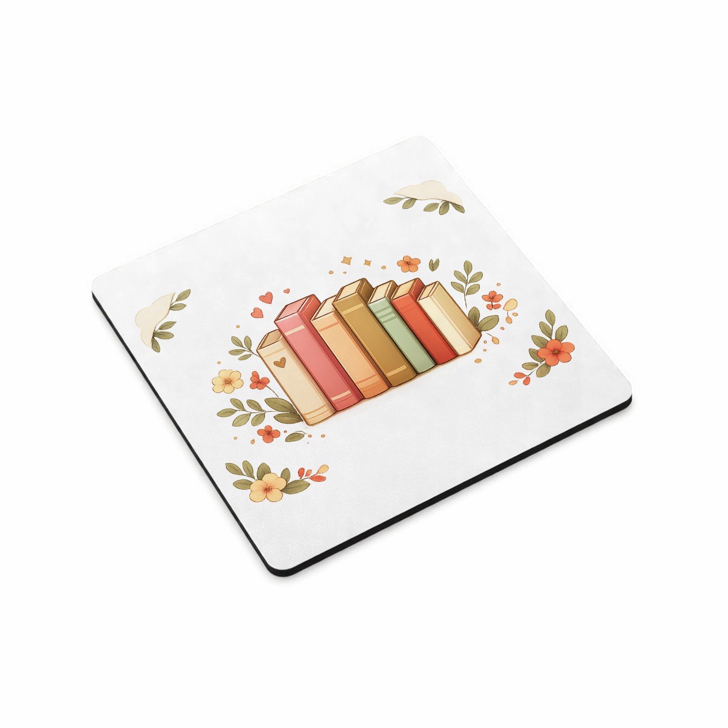 Mr Cadeautjes MDF magnetische fotolijst vierkant 9,5 - design Een compacte, decoratieve collage rond een centraal hobby-on | cadeau Wit
