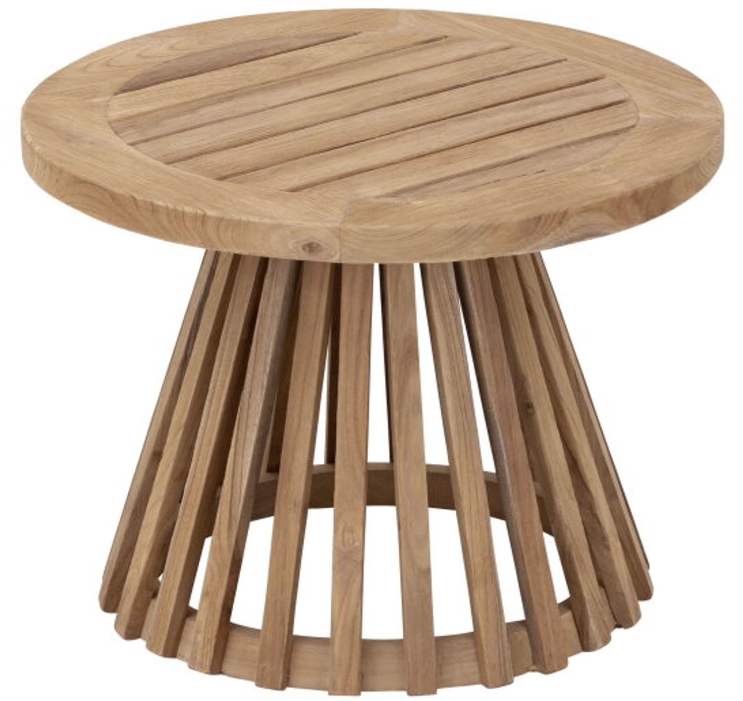 Must Living Lily salontafel rond teakhout - 37 × Ø50 cm Naturel