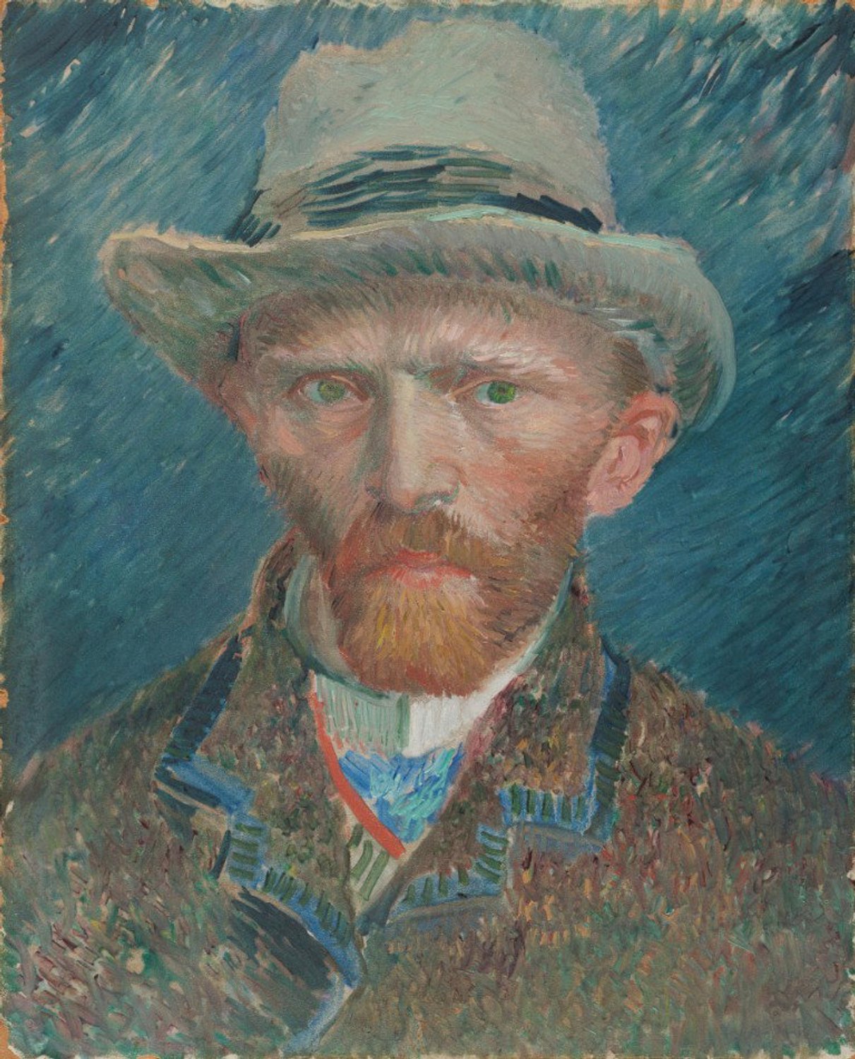 Vgdesign Van Gogh zelfportret 50x70 cm tuinposter banner VGDesign onbekend