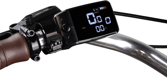 Crown Las Vegas - Elektrische transportfiets - Elektrische damesfiets - Voorwielmotor - Hydraulische schijfremmen - 7 Versnellingen - 28 inch - 57 cm - Metal Grey — afbeelding 2