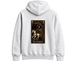 Tarot Hoodie – THE CHARIOT – Mystiek Outfit – Unisex Hoodie voor Dames & Heren – Origineel Cadeau