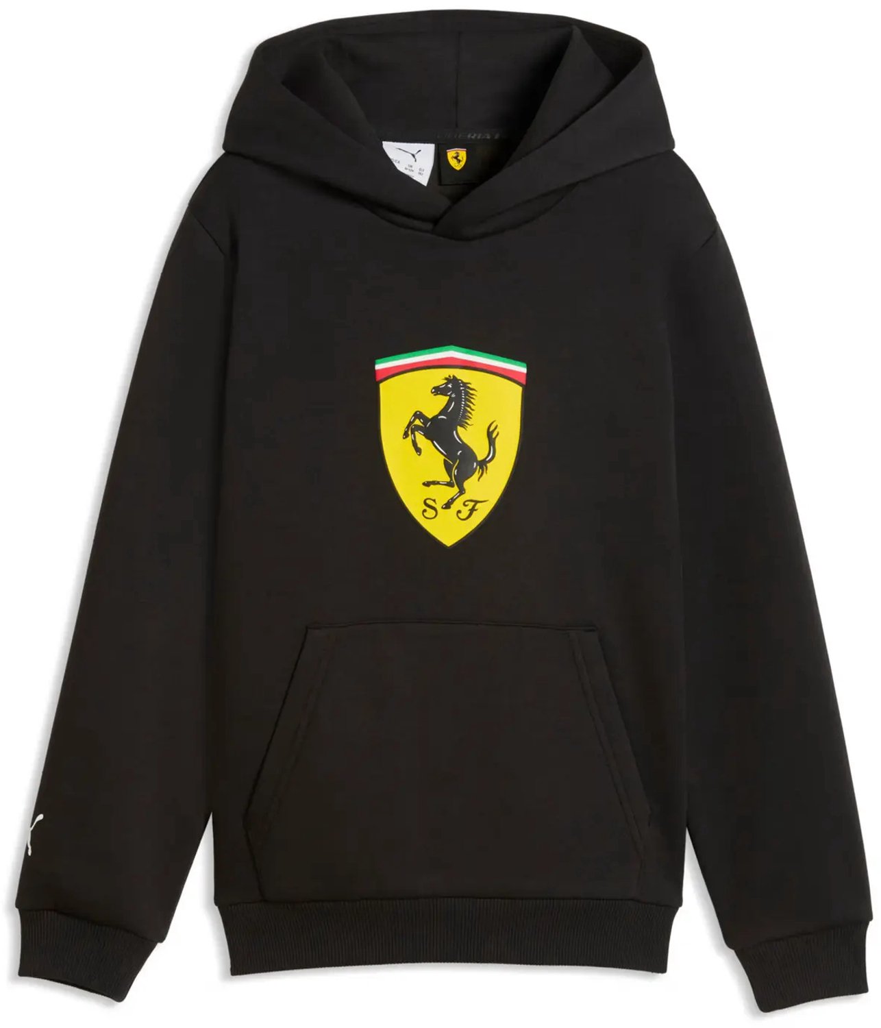 Junior Hoodie Puma Ferrari Big Shield Zwart