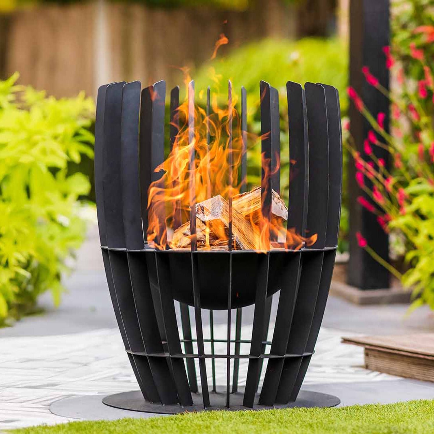 RedFire Baylor Fire Basket - Black
