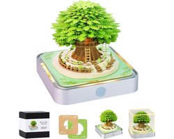 Kalender 2027 - 3D Kalender - Tear Calendar - Kalender met Verlichting - Tree House - kerstcadeau - Paper Sculpture - Dagelijkse Planning - voor Birthday, Christmas, Housewarming - 10x10x8.5cm
