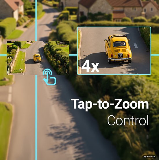 EZVIZ HB9c Dual Lens 3K+3K Beveiligingscamera - Incl. Zonnepaneel - Draadloos Buiten Camera - 360° PTZ - Kleuren Nachtzicht - AI-tracking - Geen maandkosten — afbeelding 5