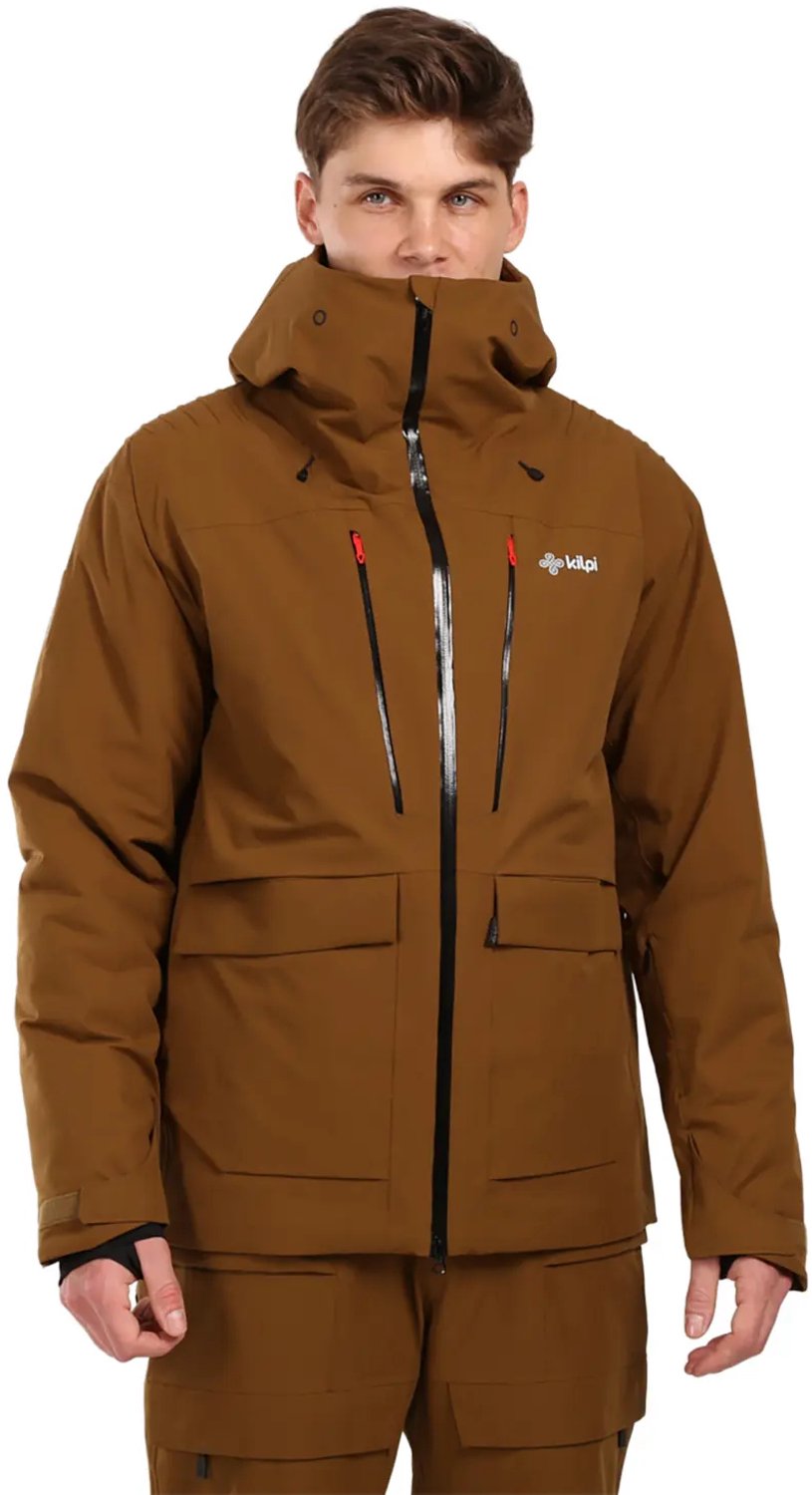 Ski-jack met capuchon Kilpi Teen Bruin