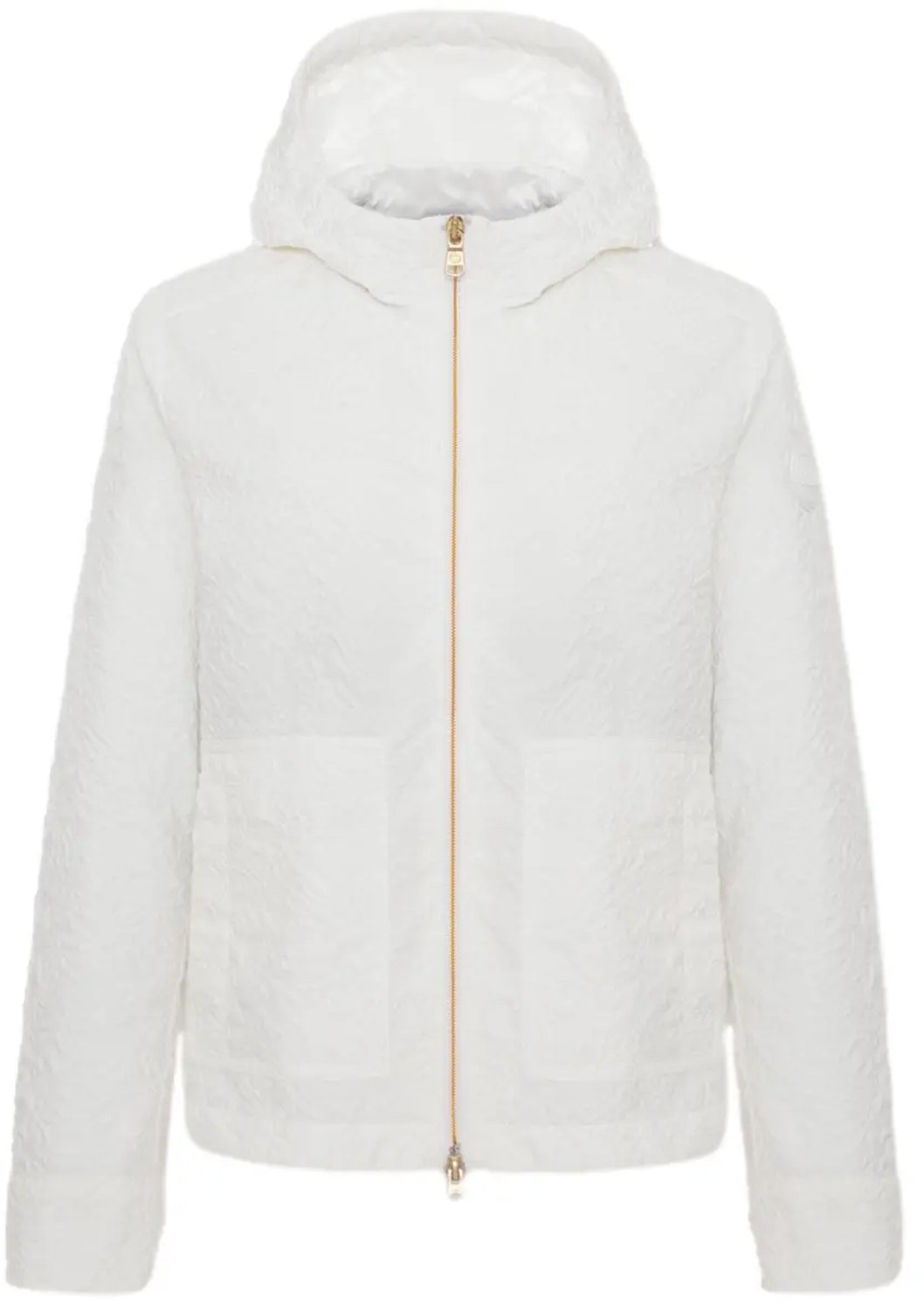 Dames gewatteerde hoodie Colmar Wit