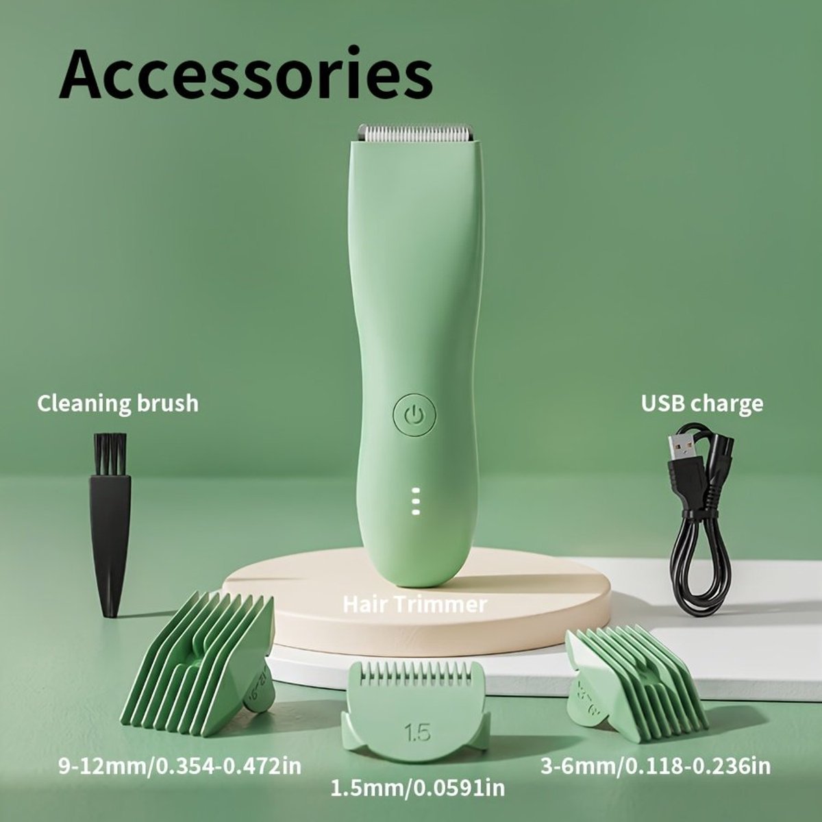 Currero Foil Shaver - Scheerapparaat Mannen - Hoofd Scheerapparaat - Head Shaver - Tondeuse met Trimmer - Lichaam en Baard - Oplaadbaar