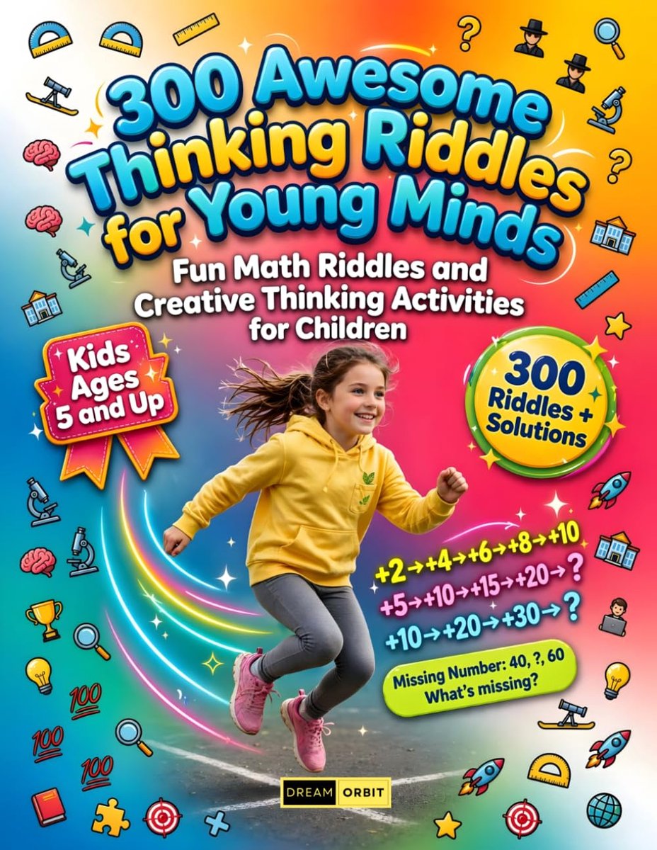 300 Awesome Thinking Riddles for Young Minds Ages 5 and Up: Build Unstoppable Math Confidence with Interactive Logic - ShopVlot