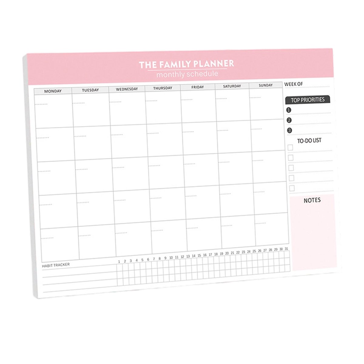 Wekelijkse To-Do-Lijst - Weekplanner Notitieblok met Goudfolie - Dagelijkse Planningsvakken - 17,8 x 25,4 cm - Dagplanner, Werkoverzicht en Checklist voor Studenten en Kantoor
