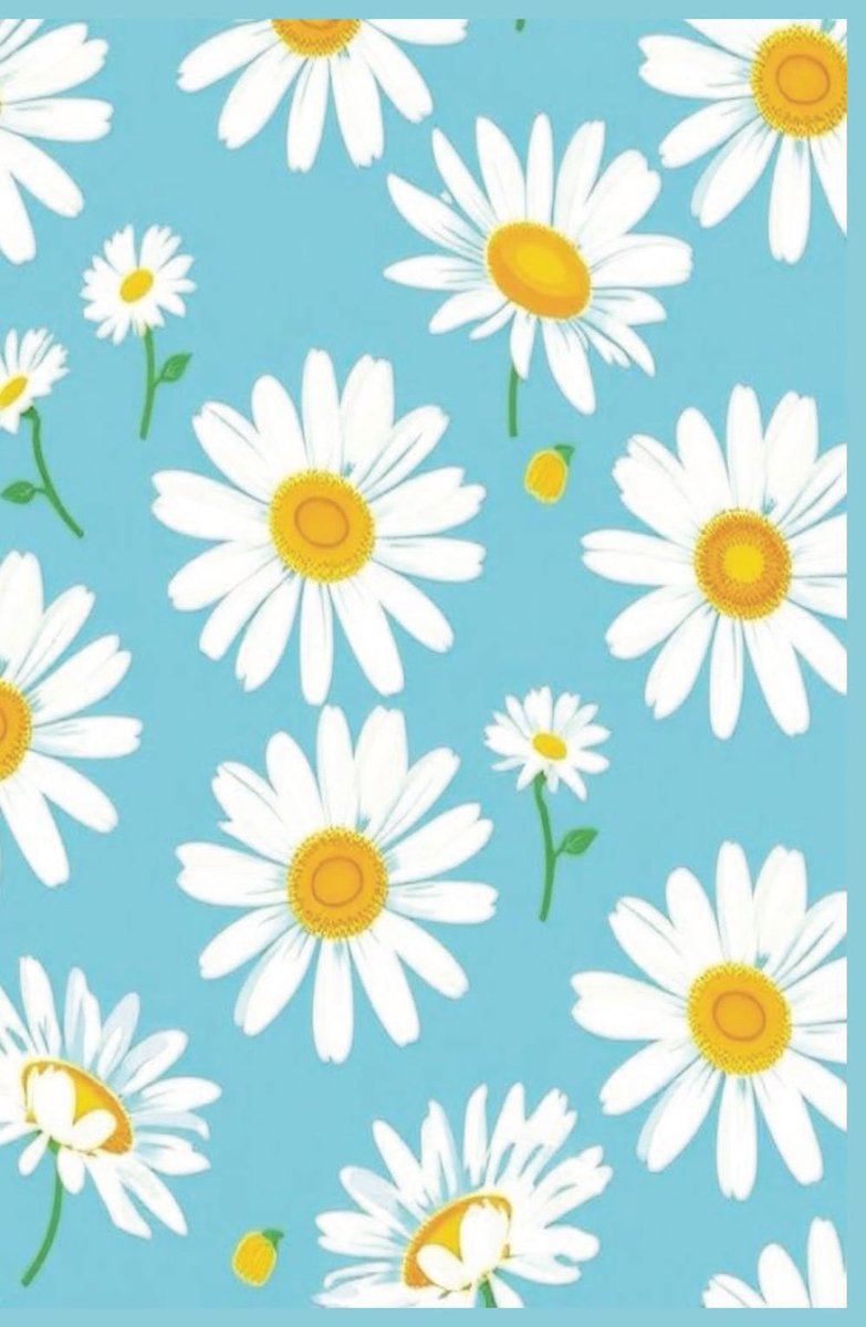 Hardcover College Ruled Notebook, 365 Numbered Pages, 5.5 x 8.5 inches, Daisies: Daily Journal Notebook - ShopVlot