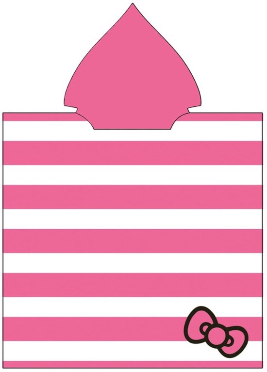Hello Kitty Poncho - Voor kinderen - Roze — afbeelding 2
