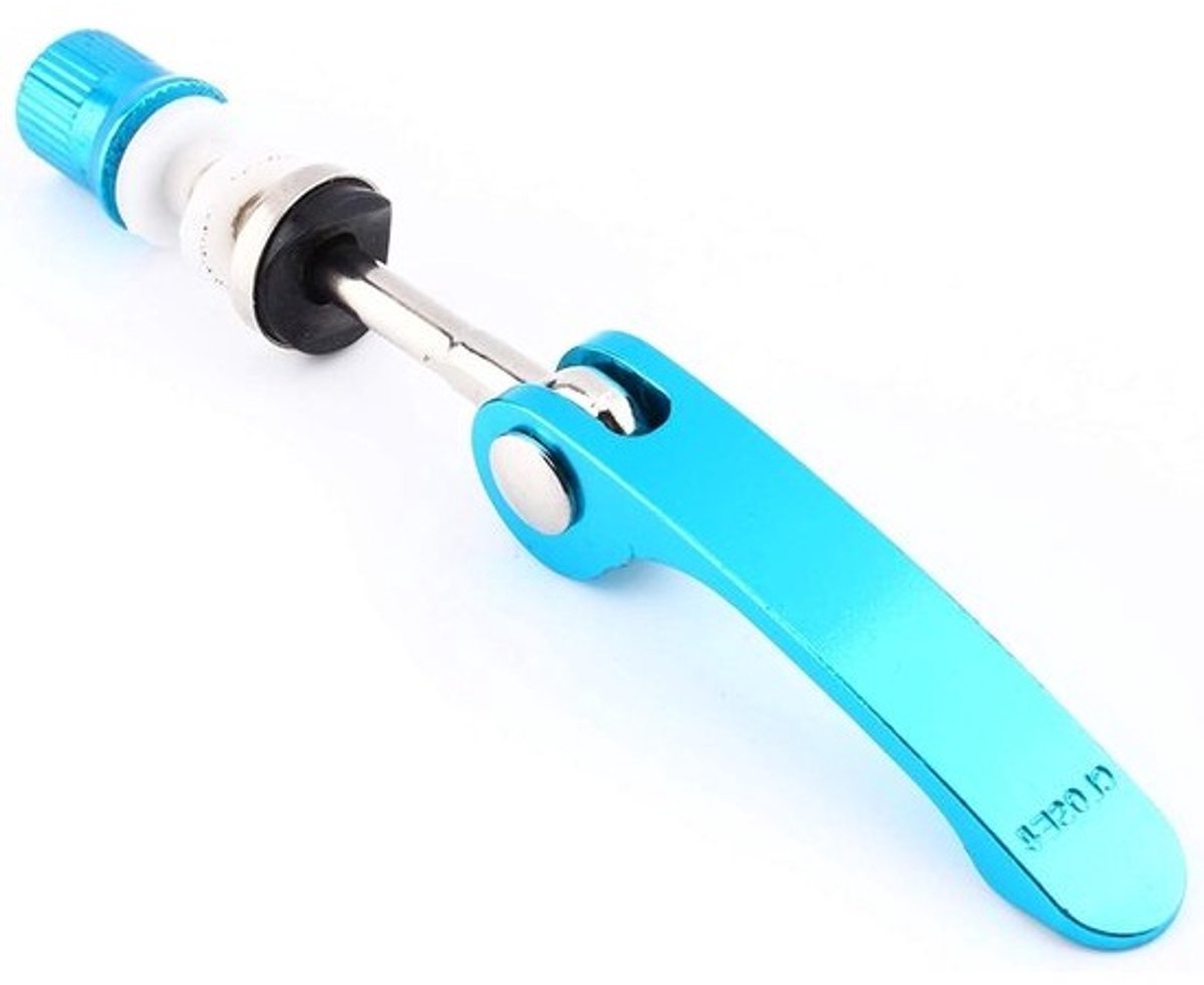 Fietszadelpenklem - Zadelklem Spies - Zadelhoogte Verstellen - Snelle Ontgrendeling - 5mm*60mm - Blauw