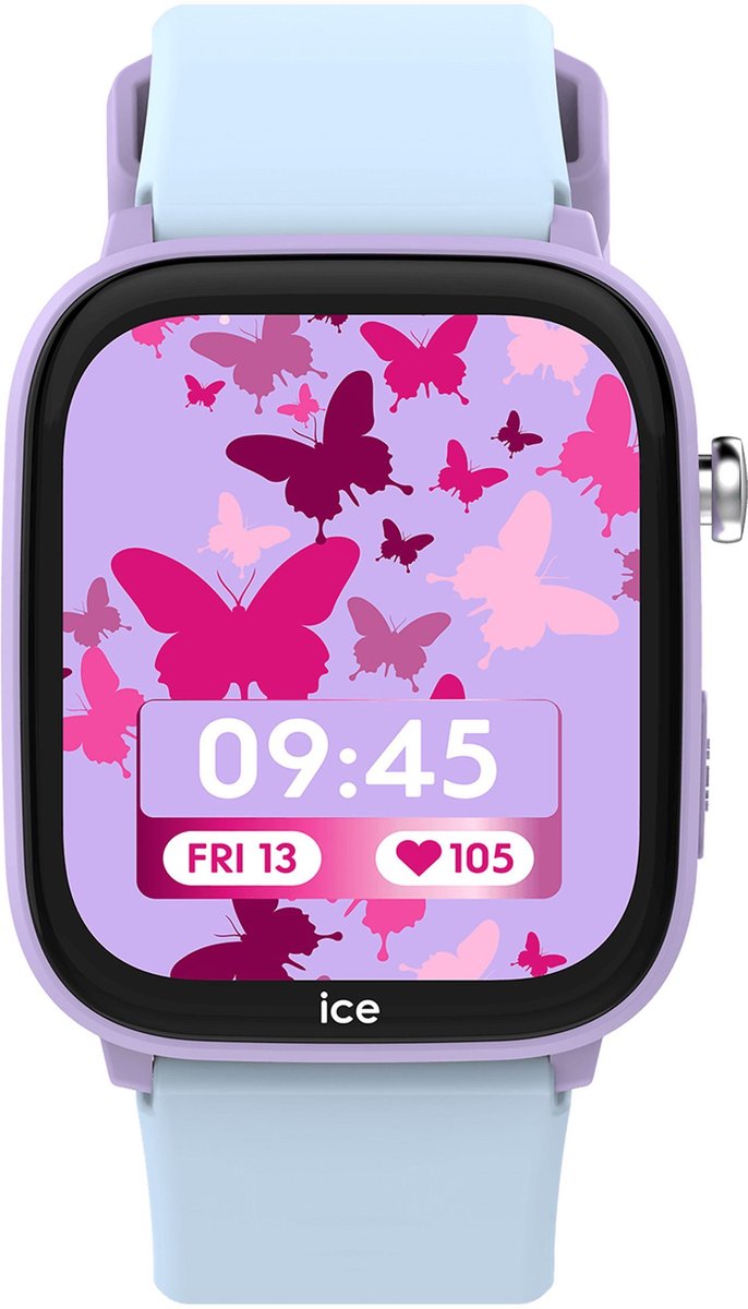 Ice-Watch ICE-Smart junior 3.0 - Kindersmartwatch - 38 mm - Find My - Purple Soft blue