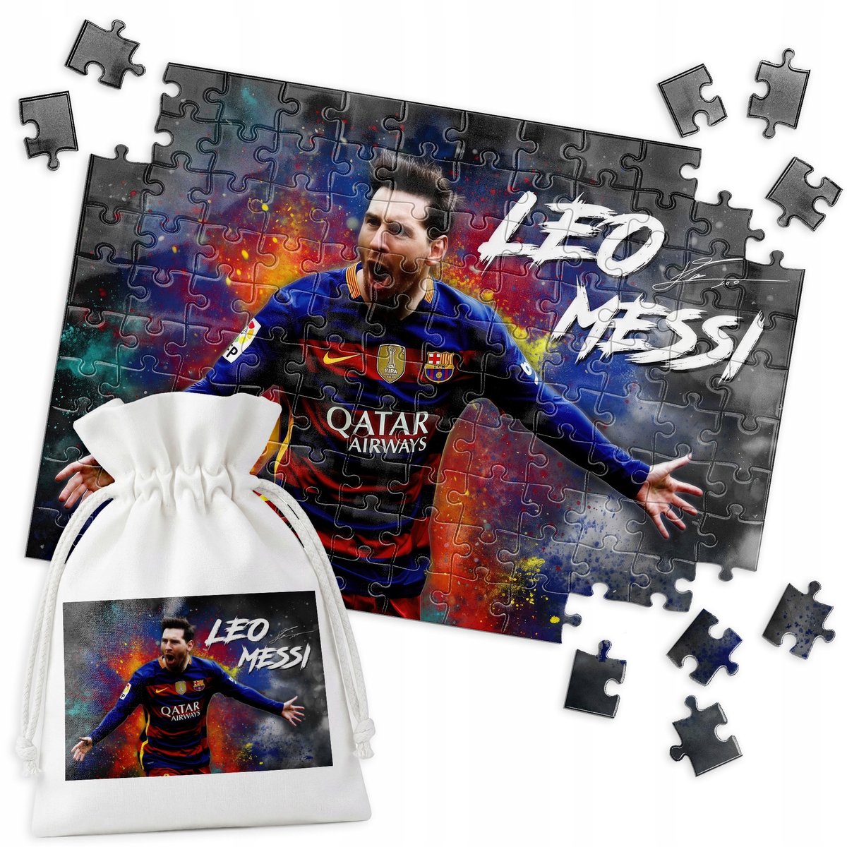 120-delige Puzzel: Voetbalster Messi - Sport & Barcelona