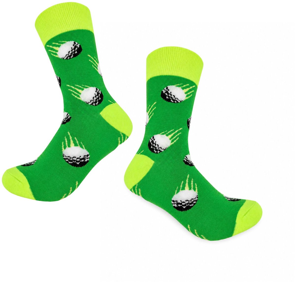 Tutti Footi Golfsokken – Sokken met Golfballen – Groen – Maat 40-45 – Golf Sokken Heren