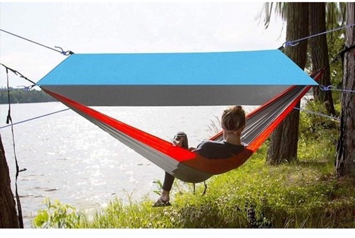 Tentzeil - Regenhoes - Kamperen Buiten - Zilveren Coating - 100 x 145 cm - Groen