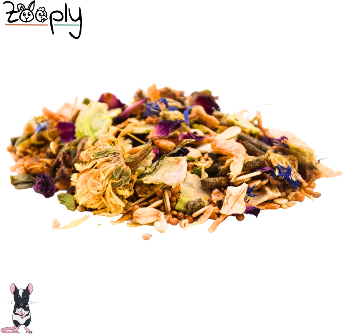 Zooply Muizenvoer - Knaagdierenvoer - Compleet voer - Voor muizen - 600 gram