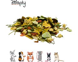 Zooply Kruidendroom - Kruiden & Snacks - 100% natuurlijk - Voor konijnen & cavia's - 400 gram