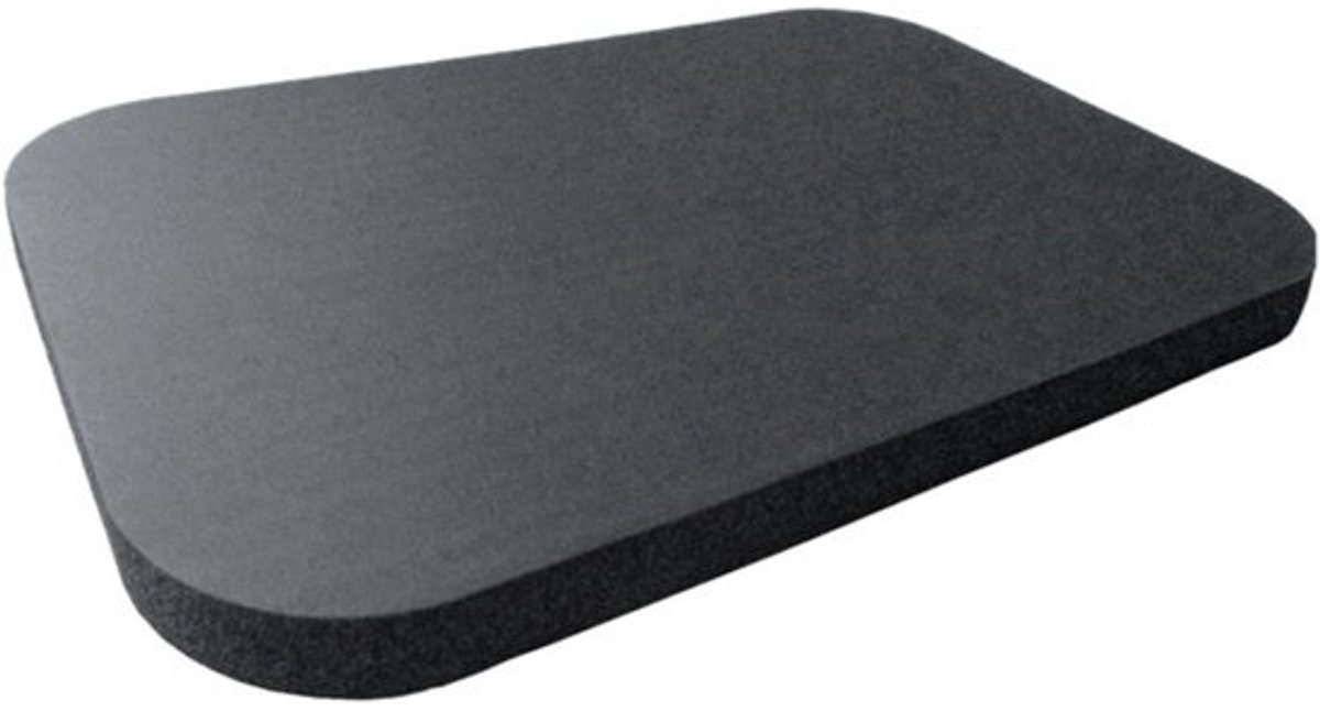 Yogamat Kniekussen - Oefenmat Kniebeschermer - Comfortabel Trainen - Verdikt Schuim - 31 x 195 x 2 cm - Zwart