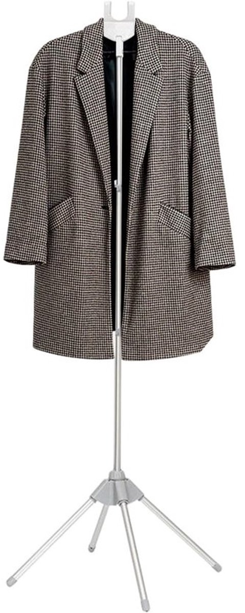 Stoomhanger Stand - Kledinghouder Stomer - Kreukvrij Kleding - Verstelbaar En Vouwbaar - 14D x 13B x 14H cm - Grijs