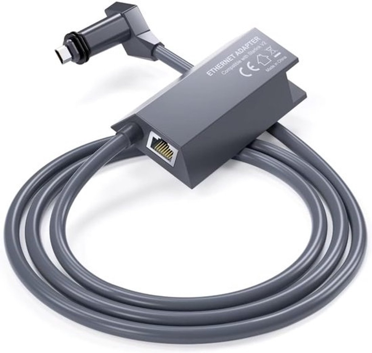 Ethernet Adapter - Netwerk Adapter Kit - Bedraad Internet - Voor Satelliet Schotel - Grijs