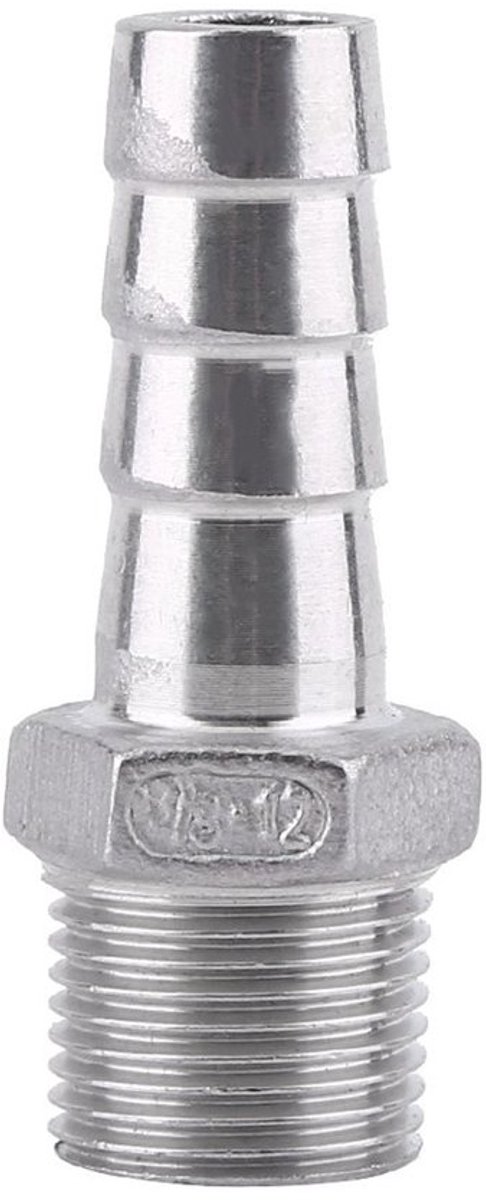 Dailygoody - Slangkoppeling - Roestvrij staal - Snelle verbinding - 3/8 x 12 mm