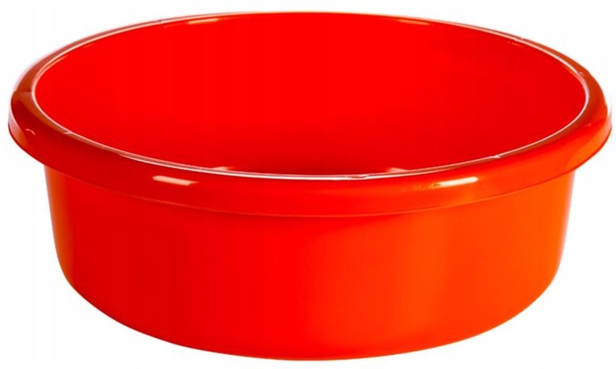 Bentom Rode Kunststof Wasbak - Ø 41 cm - 13,5 L - Praktisch & Duurzaam