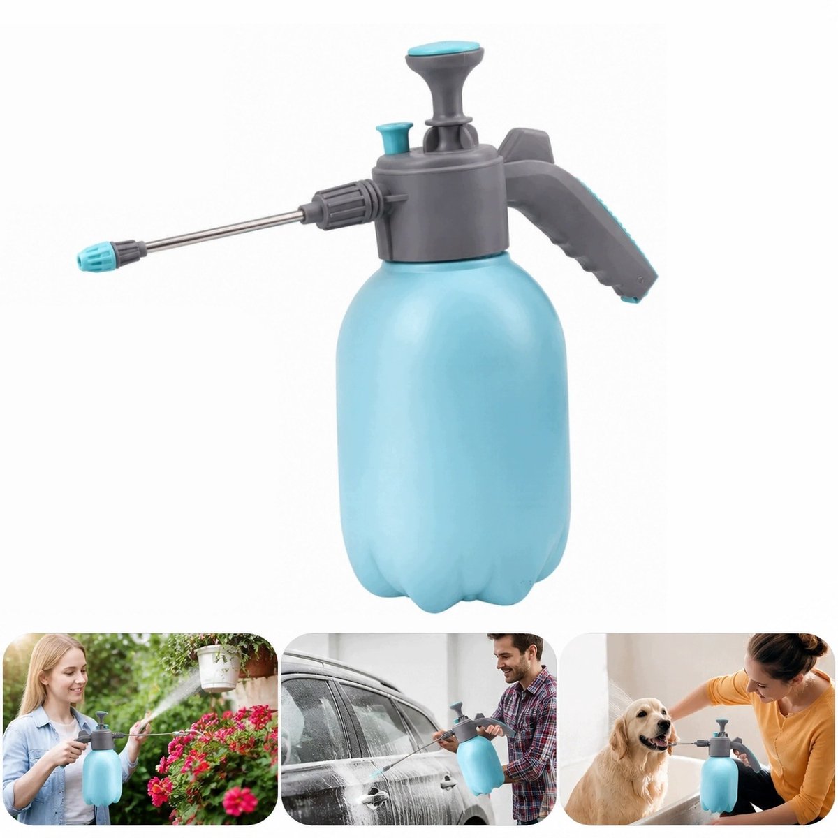 2L Drukspuit met Lange Mondstuk - Tuin & Reiniging