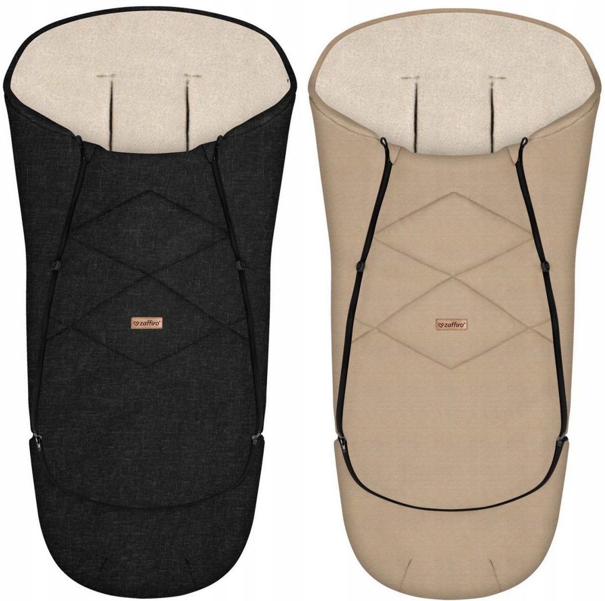 Zaffiro EverGrow Premium Wol Wolzak Kinderwagen/Autostoel 0-36m