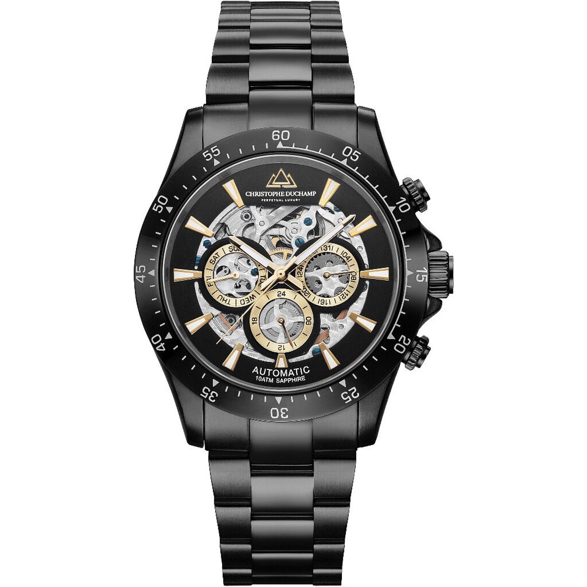 Christophe Duchamp Grand Mont Automatic -Black-Luxury men's watch