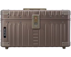 Aleon Classic Beauty Case Aluminium 39 cm - 18 L - Steeksluiting - bronze