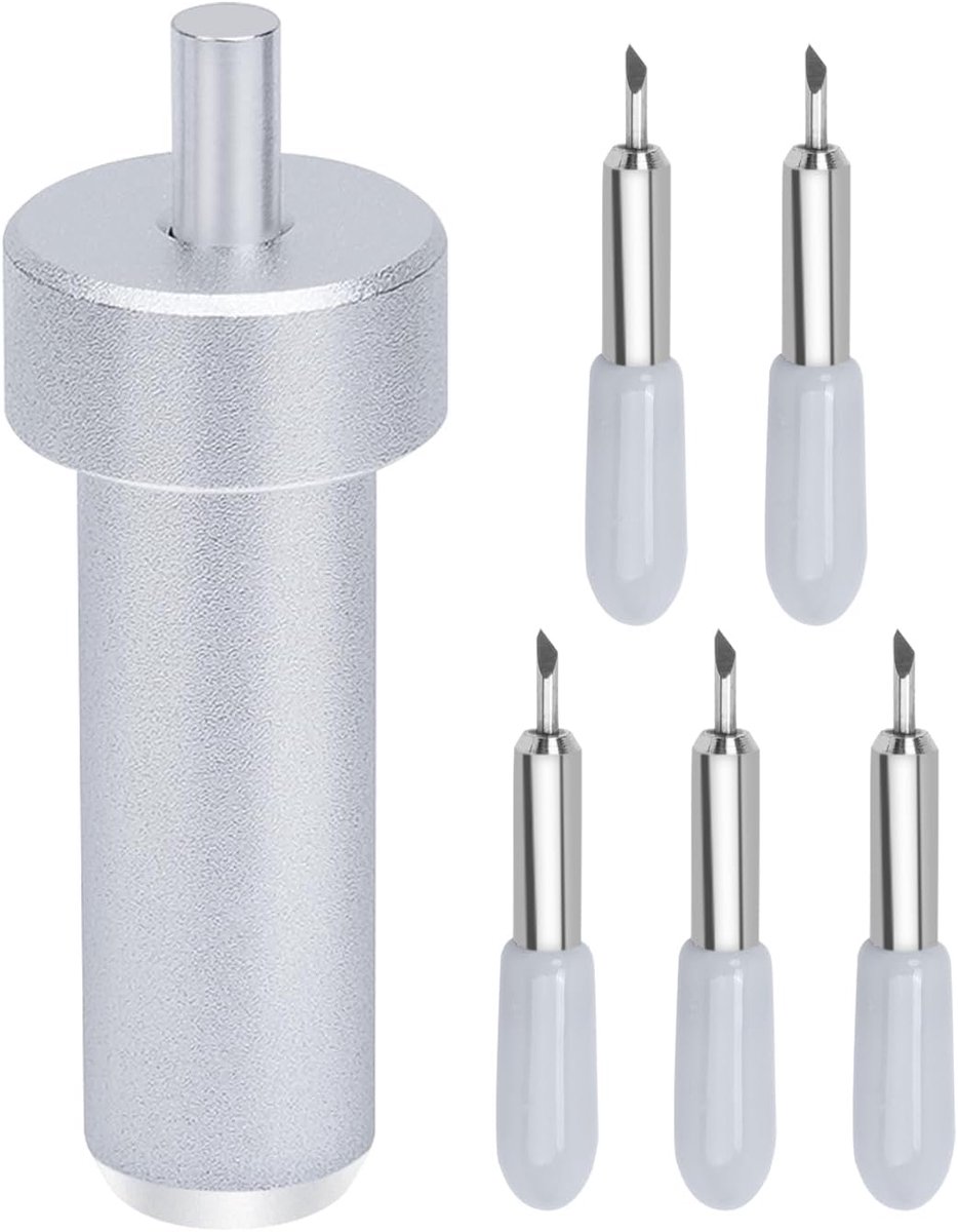 Multifunctioneel snijmes voor Cricut Joy, 1 behuizing + 5 messen, voor doe-het-zelf-projecten
