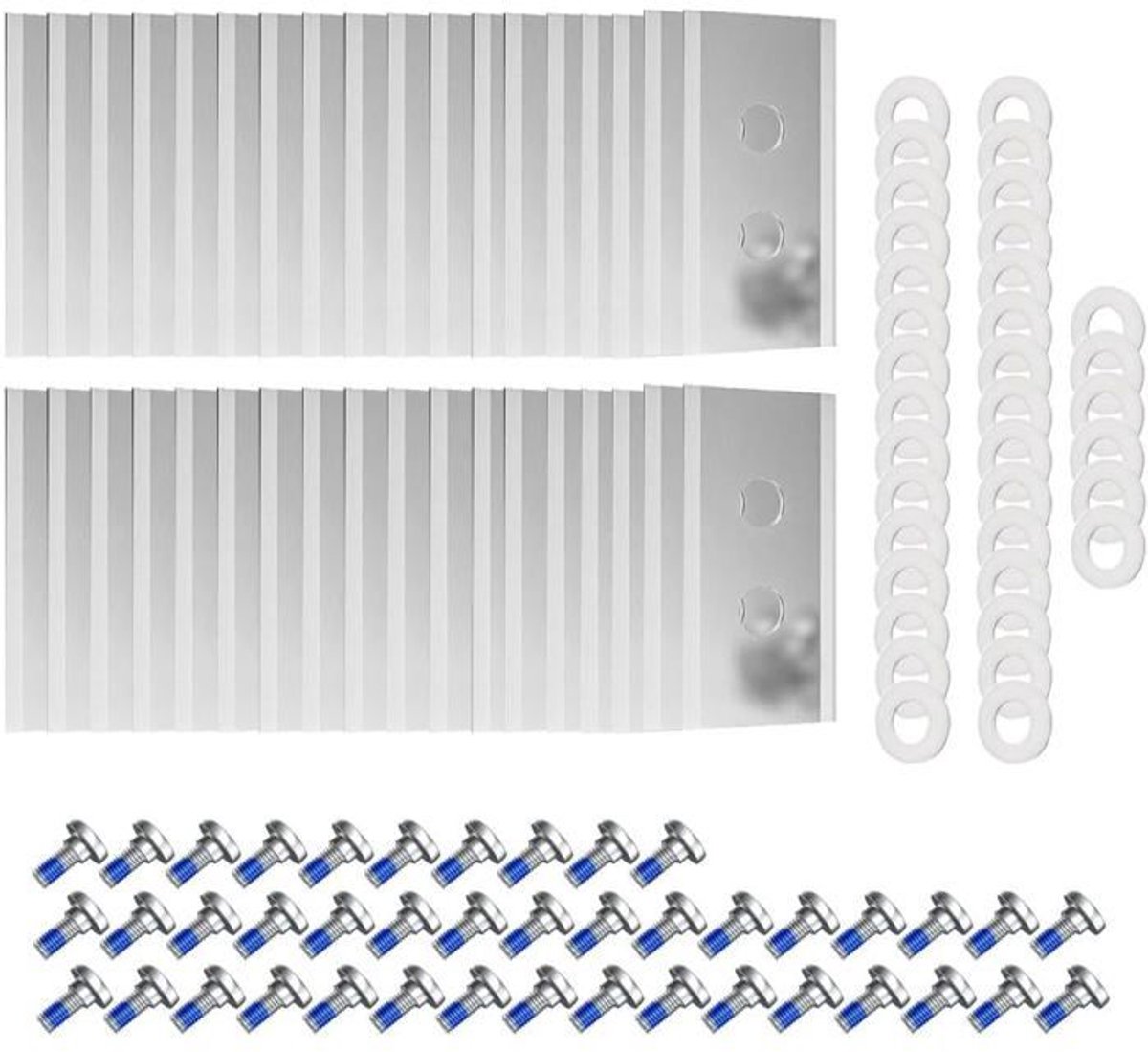 Set van 36 vervangende messen voor Mammotion Luba - Titanium coating - Yuka-gecertificeerd voor alle series
