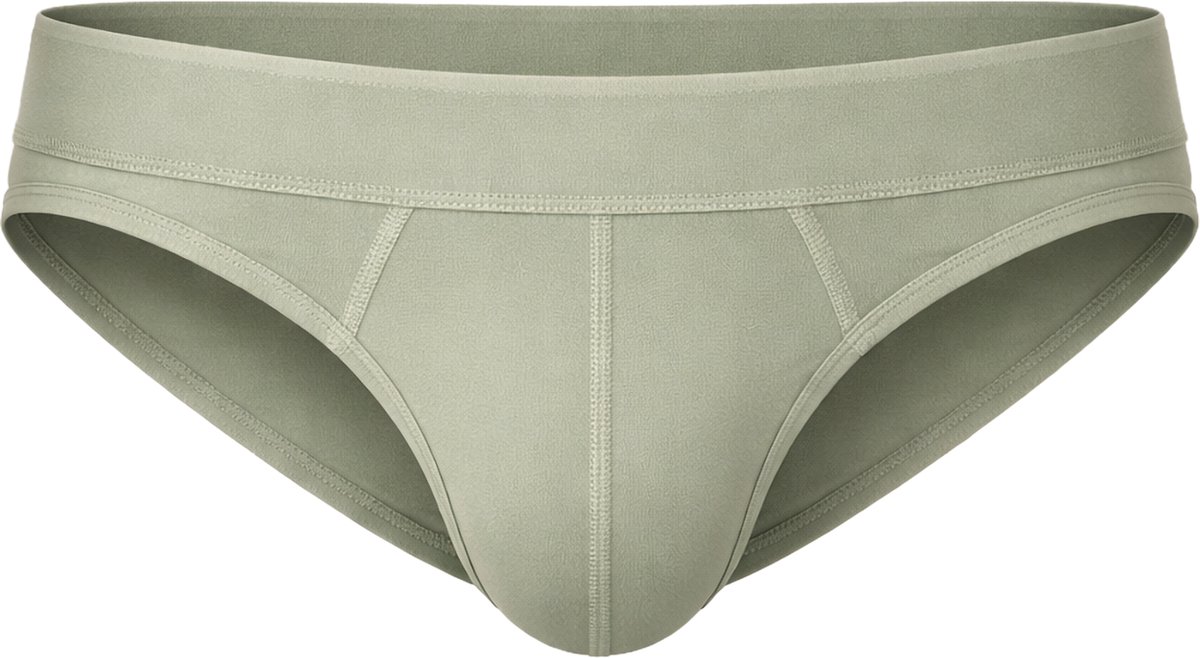 CODE 22 Core Brief Khaki - MAAT S - Heren Ondergoed - Slip voor Man - Mannen Brief
