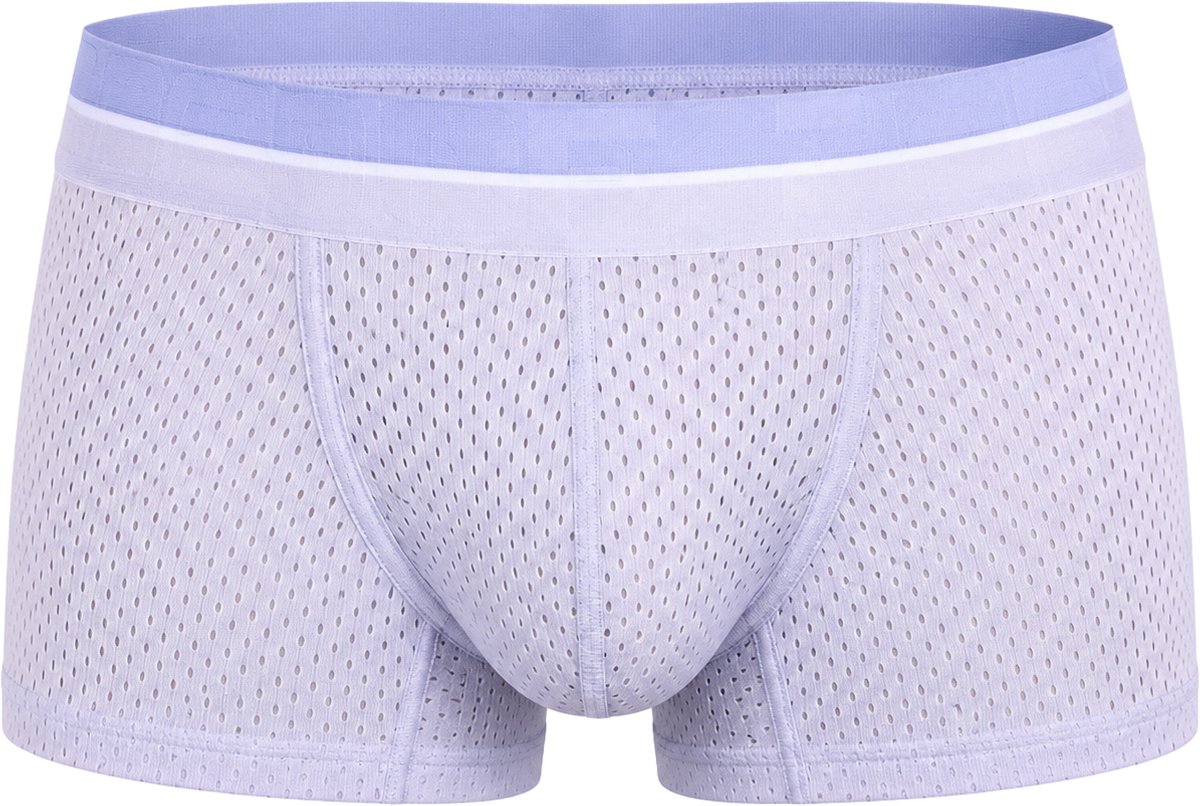 CODE 22 Sport Mesh Bay Trunk Lavander - MAAT S - Heren Ondergoed - Boxershort voor Man - Mannen Boxershort