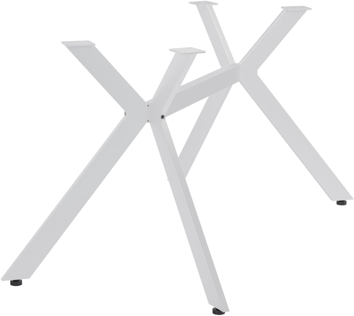 CLP Cascada Tafelpoten - Tafelframe - Tafelonderstel - Met poedercoating - Wit - wit