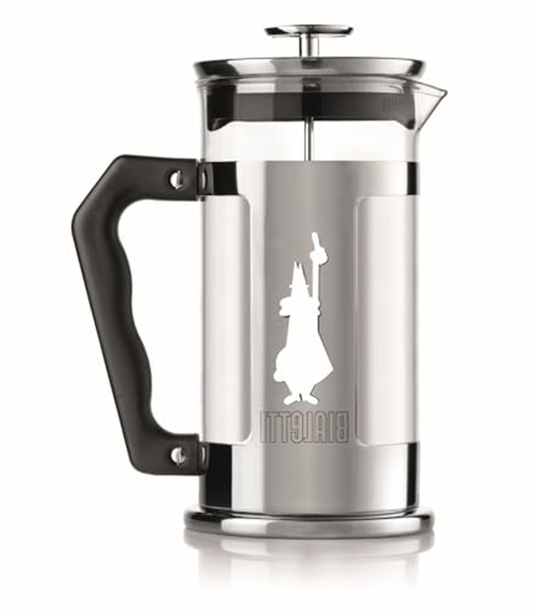 Koffiezetapparaat - Franse pers - Koffie Zetten - Borosilicaatglas Container - 350 ml - Zilver