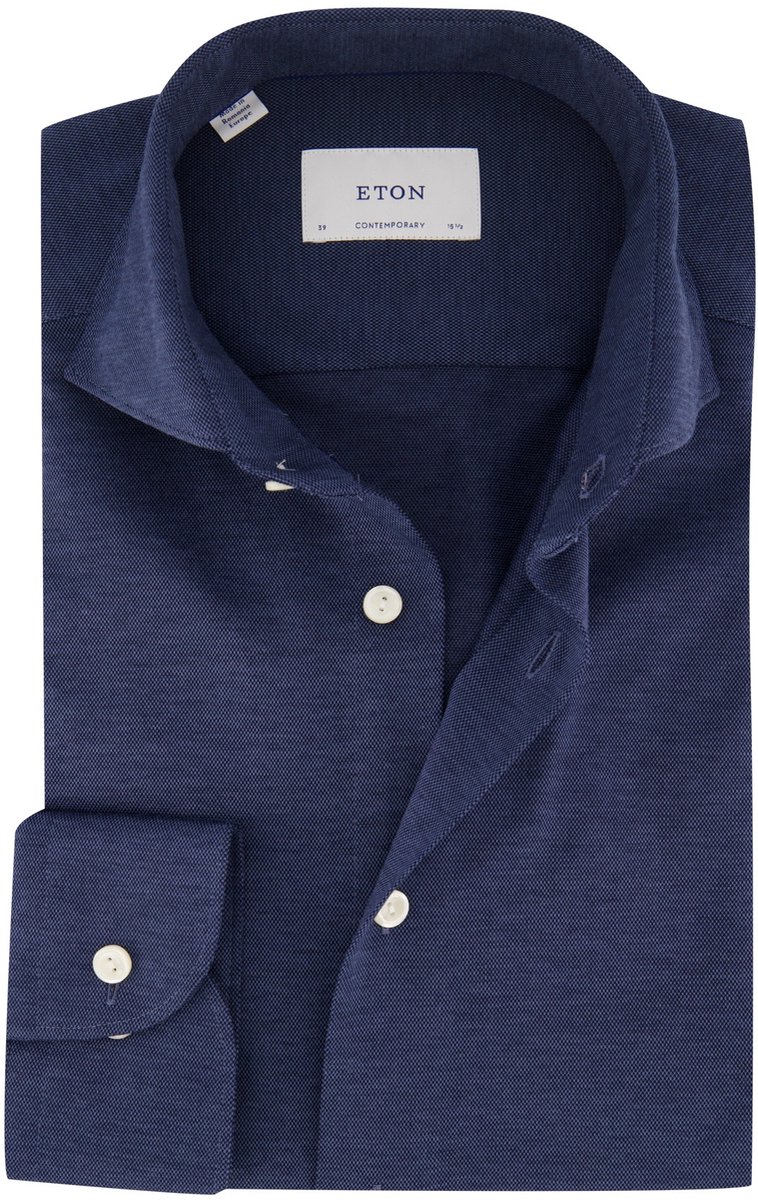 Overhemden Eton Contemporary Fit donkerblauw