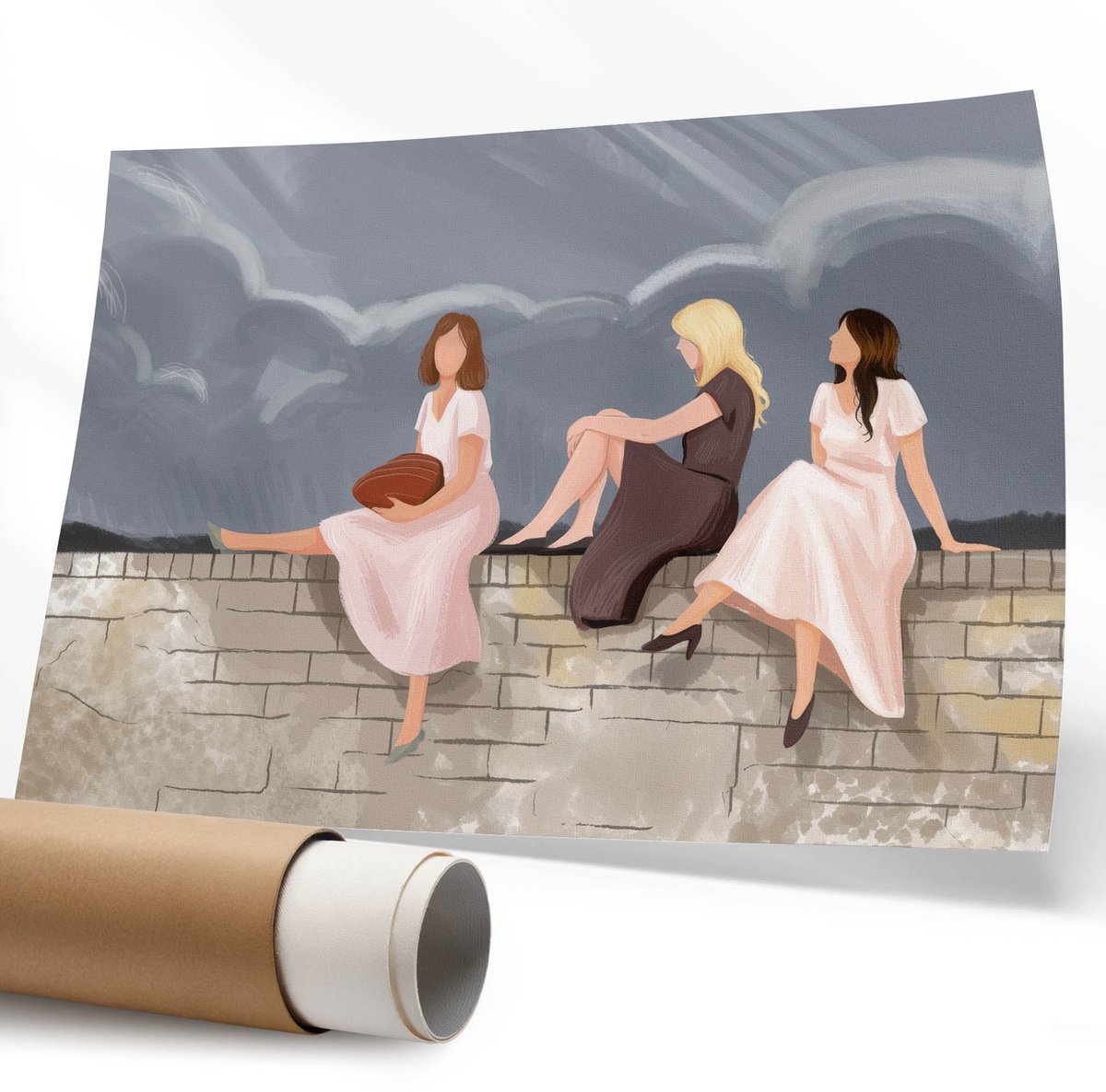 Coloray Polycanvas Wandposter - Stadsarchitectuur, Fotografie - 594 x 840 mm - Grijs Patroon - Rechthoek - Interieurdecoratie - Kantoor - Modern