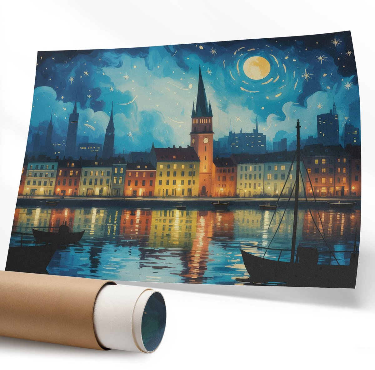 Coloray Polycanvas Poster - Roze Bril, Fotografie - 594 x 840 mm - Roze Wandposter - Rechthoek - Muurdecoratie - Woonkamer - Minimalist