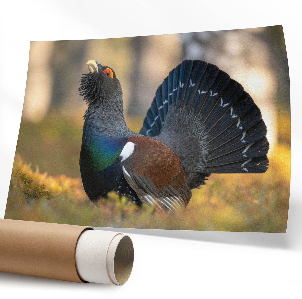Coloray Canvas Poster Polycanvas - Parijse Elegantie, Fotografie - 594 x 840 mm - Beige Poster - Rechthoek - Decoratieve poster - Kantoor - Klassiek