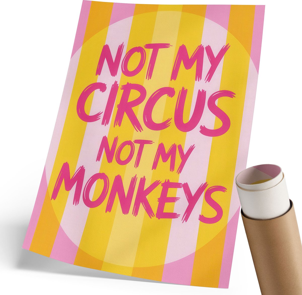 Wallfluent Polycanvas Wandposter - Hond Illustratie, Illustratie - 297 x 420 mm - Grijs Wanddecoratie - Rechthoek - Wandkunstwerk - Woonkamer, Slaapkamer, Kantoor - Kinder