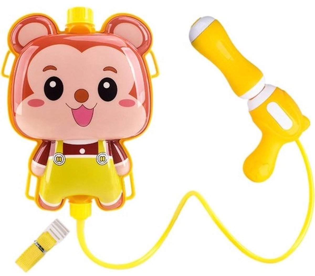 Watersproeier Rugzak - Waterpistool Dier - Buitenspelen Zomer - Uittrekbaar Ontwerp - 30 x 28 x 6 cm - Aap